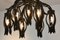 Italian Black Glass Chandelier by Barovier & Toso, Image 8