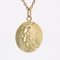 Médaille Marianne et Coq en Or Jaune 18 Carats, France, 1890s 4