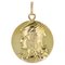 French 18 Karat Yellow Gold Marianne and Rooster Medal, 1890s 1