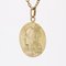 French 18 Karat Yellow Gold Marianne and Rooster Medal, 1890s 5