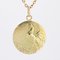 French 18 Karat Yellow Gold Marianne and Rooster Medal, 1890s 8