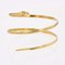 1960s 18 Karat Yellow Gold Snake Bracelet 3