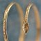 1960s 18 Karat Yellow Gold Snake Bracelet 6