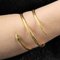 1960s 18 Karat Yellow Gold Snake Bracelet 5