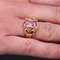 French 18 Karat Rose Gold Ring with Polychrome Tourmaline, 1950s 13