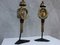 Antique Carriage Lanterns on Hand-Forged Stands, 1950s, Image 5