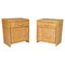 Mid-Century Italian Bedside Tables in Bamboo and Rattan, 1970s 1