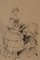 Charles Chaplin, Giovane donna in poltrona, 1876, Disegno a penna, Immagine 6