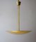 Large Mid-Century Brass Dome Ceiling Light by J.T. Kalmar, 1970s 4