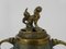 Verbrannte Dreibein-Parfümflasche, 19. Jh., Vergoldeter Bronze und unterteilter Emaille, Vietnam 6