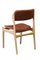 Model Od49 Dining Chairs in Oak and Leather by Erik Buch for Oddense, Denmark, 1960s, Set of 6, Image 10