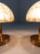 Table Lamps in Glass and Brass by Peill & Putzler, 1970s, Set of 2 12