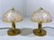 Table Lamps in Glass and Brass by Peill & Putzler, 1970s, Set of 2 1