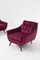 Purple Armchairs in Velvet by Adrian Pearsall, 1950, Set of 2, Image 2