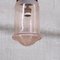 Antique Pink Glass and Brass Pendant Light 8