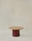 Raindrop 600 Table in Oak and Terracotta by Fred Rigby Studio 1