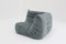 Togo Corner Seater in Gray Alacantra by Michel Ducaroy for Ligne Roset, 2015, 9