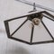 Antique Hexagonal Metro Light Pendant in Opaline 3