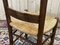 Sedie in quercia con sedile di paglia, anni '50, set di 8, Immagine 13