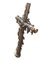 Crucifijo francés antiguo de hierro fundido, década de 1890, Imagen 7