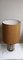 Lampada da tavolo vintage con base in ceramica marrone, Italia, anni '70, Immagine 3