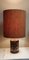 Vintage Italian Table Lamp with Brown Ceramic Base, 1970s, Image 6