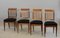 Biedermeier Upholstered Chairs, 1820s, Set of 4 1