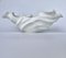 White Wave Bowl in Ceramic by Natalia Coleman 1
