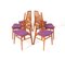 Sedie da pranzo Mid-Century moderne in teak, anni '60, set di 6, Immagine 2