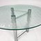 Postmodern Italian Dining Table in Steel and Glass, 1980s, Image 2