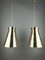 Lampes à Suspension de Hillebrand, 1950s, Set de 2 2