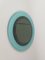Mid-Century Rounded Mirror in Turquoise Glass attributed to Veca, Italy, 1970s, Image 9