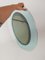 Mid-Century Rounded Mirror in Turquoise Glass attributed to Veca, Italy, 1970s 16