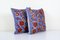 Suzani Textile Throw Cushion Covers, 2010s, Set of 2 4