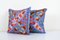 Traditional Silk Suzani Cushion Covers, 2010s, Set of 2, Image 2