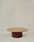 Raindrop 800 Table in Oak and Terracotta by Fred Rigby Studio, Image 1