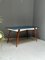 Vintage Italian Dining Table with Blue Wooden Top, 1960s 2