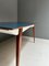 Vintage Italian Dining Table with Blue Wooden Top, 1960s 18