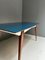 Vintage Italian Dining Table with Blue Wooden Top, 1960s 19