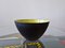 Large Black and Green Krenit Bowl by Herbert Krenchel for Torben Ørskov & Co, Denmark, 1953, Image 1