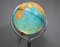 Terrestrial Globe on Chrome Foot, Image 4
