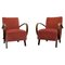 Bentwood Armchairs by Jindřich Halabala for UP Závody, 1950s, Set of 2 1