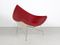 Roter Vintage Leder Coconut Stuhl von George Nelson für Vitra 1