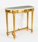 Antique French Napoleon III Carved Giltwood Console Table, 1800s 19