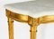 Antique French Napoleon III Carved Giltwood Console Table, 1800s 12