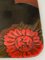 Bandeja de presentación japonesa lacada con decoración floral, siglo XX, Imagen 4