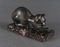 Art Deco Spelter Cat with Marble Base by M. Font Green, 1930, Image 8