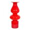 Red Glass Vase from Holmegaard 1