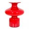 Red Glass Vase from Holmegaard 1