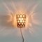 Mid-Century Glass & Iron Ring Wall Sconce from Limburg, Germany, 1960s, Image 4